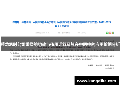 尊龙凯时公司重楼的功效与作用详解及其在中医中的应用价值分析